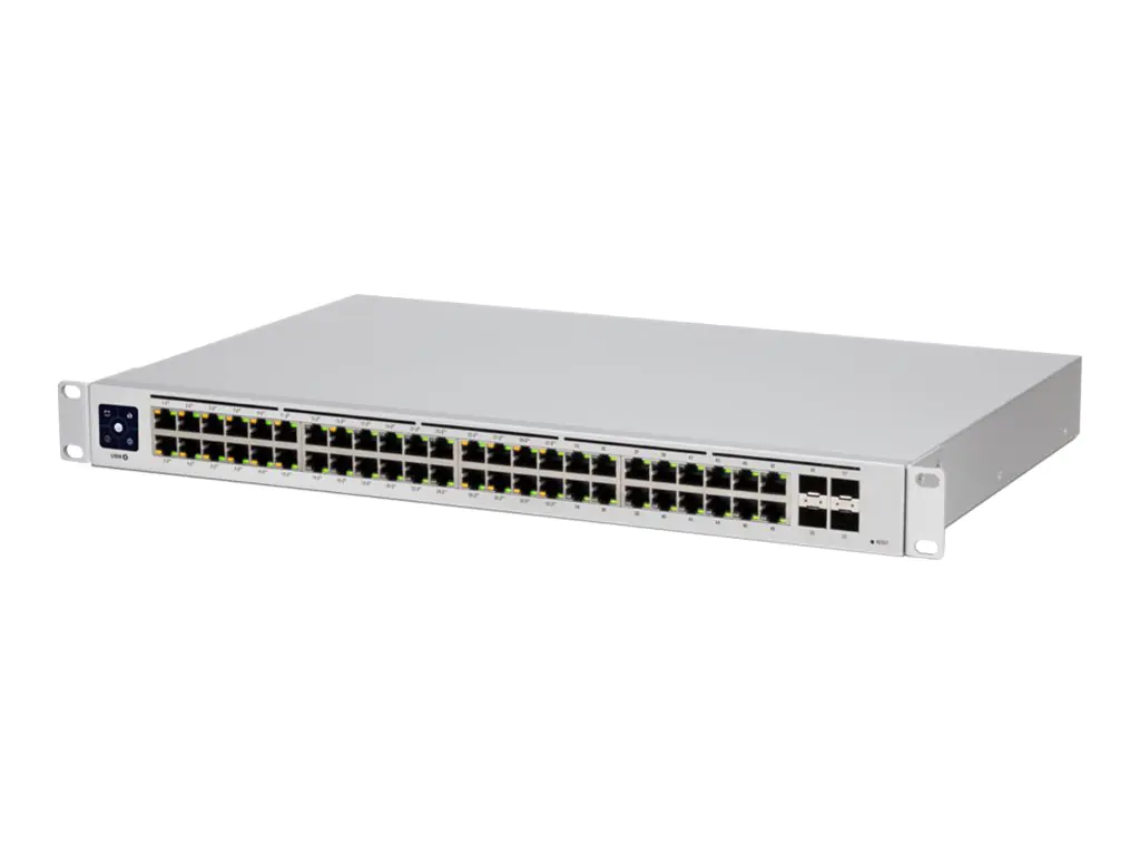 UbiQuiti UniFi Switch USW-48-POE - Switch - managed - 48 x 10/100/1000 (32 PoE+) + 4 x Gigabit SFP - an Rack montierbar, Desktop - PoE+ (195 W) UbiQuiti UniFi Switch USW-48-POE - Switch - managed - 48 x 10/100/1000 (32 PoE+) + 4 x Gigabit SFP - an Rack montierbar, Desktop - PoE+ (195 W)