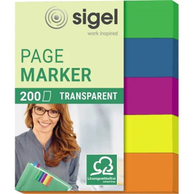 SIGEL Haftmarker HN615 50x60mm farbig sortiert 5 St./Pack. SIGEL Haftmarker HN615 50x60mm farbig sortiert 5 St./Pack.