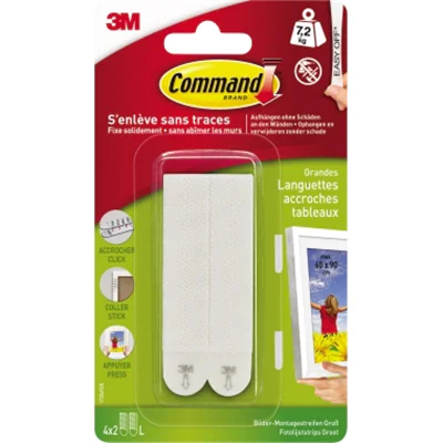 Command Montagestreifen 17206FGN L 8 St./Pack. Command Montagestreifen 17206FGN L 8 St./Pack.