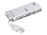 ATEN 4 Port USB 2.0 Hub UH275 - Hub - 4 Anschlüsse UH-275