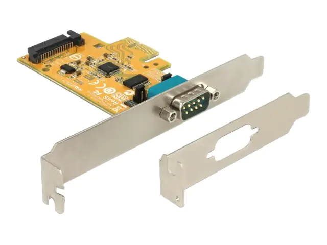 Delock PCI Express Card to 1 x Serial with voltage supply ESD protection - Serieller Adapter - PCIe 2.0 Low-Profile - RS-232 x 1