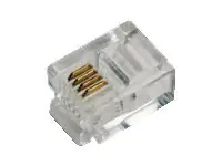 LogiLink - Telefonanschluss - RJ-11 (M) - ungeschirmt (Packung mit 100)