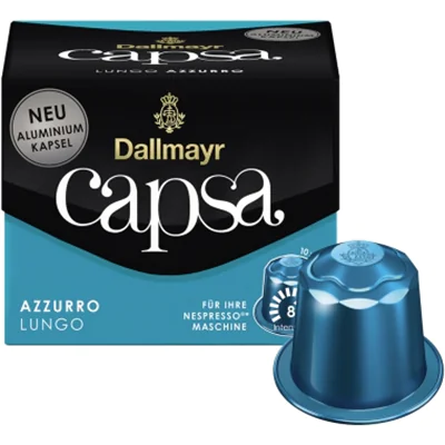 Dallmayr Kaffeekapsel capsa Lungo Azzurro 106000000 10 St./Pack. Dallmayr Kaffeekapsel capsa Lungo Azzurro 106000000 10 St./Pack.