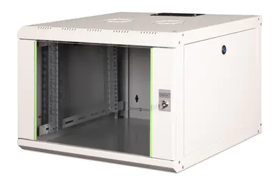 DIGITUS Professional Line DN-19 07U-6/6 - Gehäuse - geeignet für Wandmontage - Grau, RAL 7035 - 7U - 48.3 cm (19")