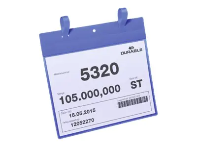 Durable Dokumentenhalterung - für A4 - dunkelblau (Packung mit 50) 175107