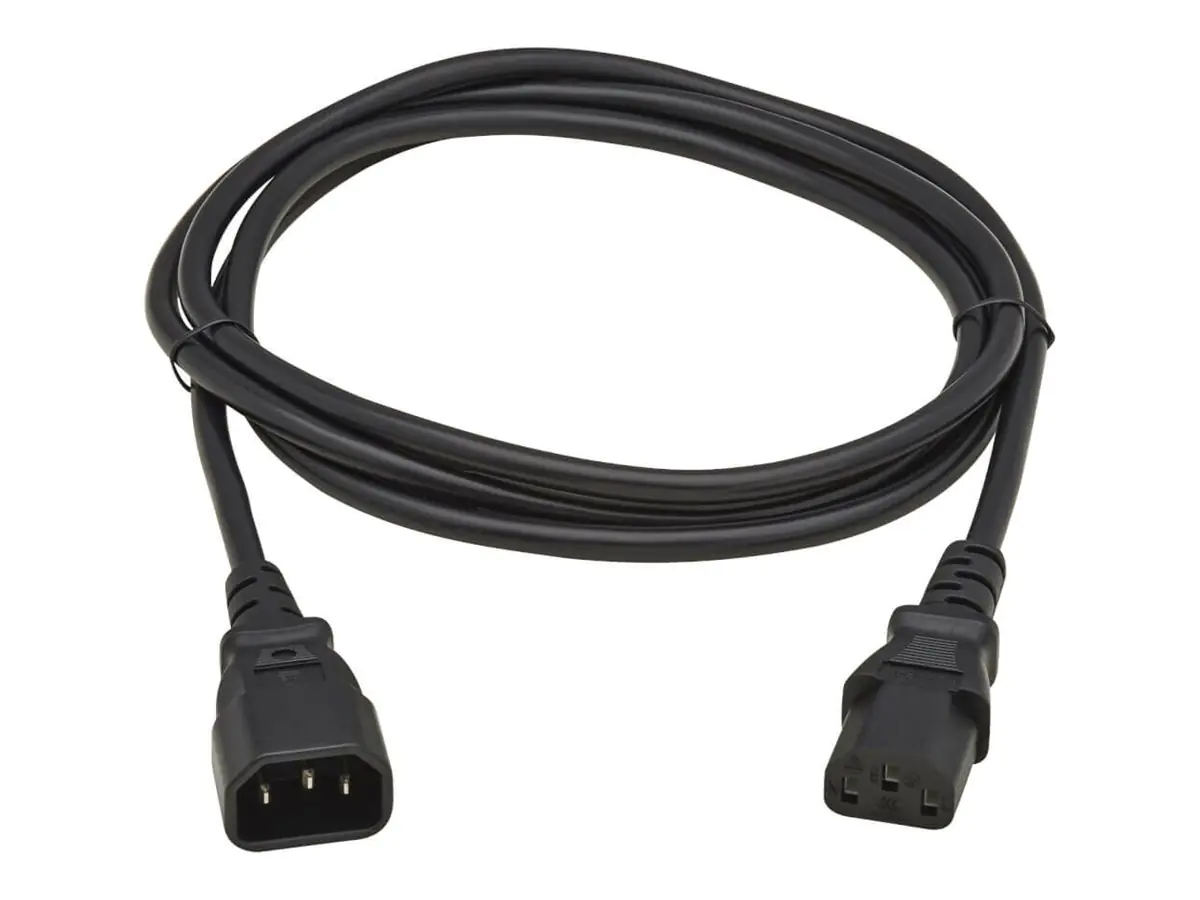 Tripp Lite PDU Power Cord, C13 to C14 - 10A, 250V, H05VV-F, 2 m (6.6 ft.), Black - Stromkabel - IEC 60320 C14 zu power IEC 60320 C13 - Wechselstrom 250 V - 10 A - 2 m - Schwarz - Europa Tripp Lite PDU Power Cord, C13 to C14 - 10A, 250V, H05VV-F, 2 m (6.6 ft.), Black - Stromkabel - IEC 60320 C14 zu power IEC 60320 C13 - Wechselstrom 250 V - 10 A - 2 m - Schwarz - Europa