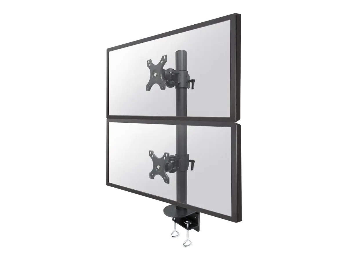 Neomounts FPMA-D960DVPLUS - Befestigungskit - für 2 LCD-Displays - Stahl - Schwarz - Bildschirmgröße: 43.2-124.5 cm (17"-49") - Klemmmontage, Tischmontage Neomounts FPMA-D960DVPLUS - Befestigungskit - für 2 LCD-Displays - Stahl - Schwarz - Bildschirmgröße: 43.2-124.5 cm (17"-49") - Klemmmontage, Tischmontage