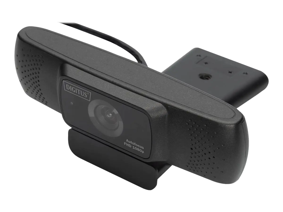 DIGITUS DA-71901 - Webcam - Farbe - 1920 x 1080 - 720p, 1080p - Audio - USB 2.0 - MJPEG, YUV2