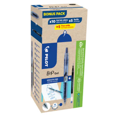 PILOT Geltintenroller B2P "Bottle 2 Pen" 0,4mm blau inkl. 10 Minen blau PILOT Geltintenroller B2P "Bottle 2 Pen" 0,4mm blau inkl. 10 Minen blau