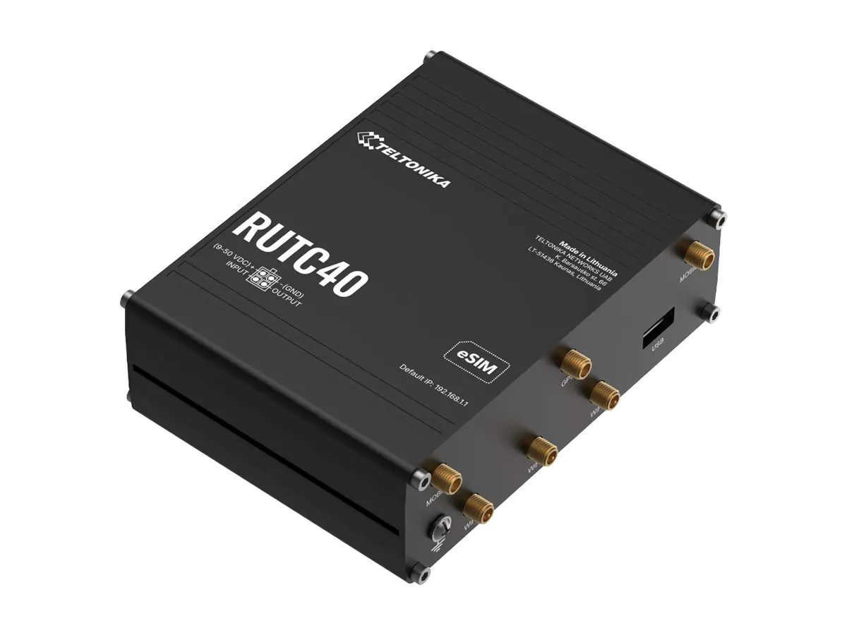 Teltonika RUTC40 - Wireless Router - WWAN 4-Port-Switch RUTC40000000