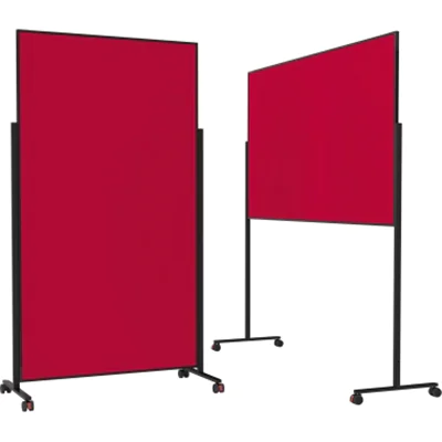 magnetoplan® Moderationstafel Design VarioPin Maße der Oberfläche: 100 x 180 cm (B x H) Filz rot