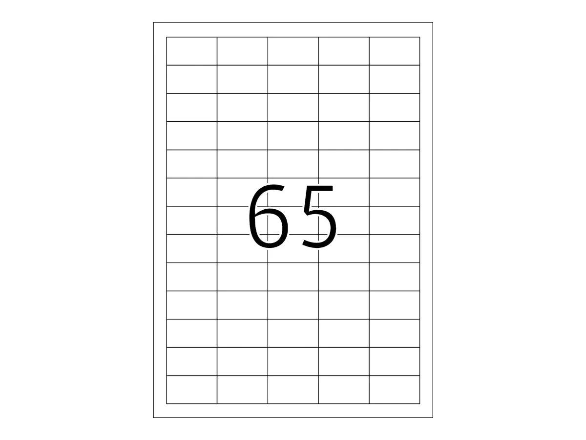 HERMA Tiefkühletikett 4388 38,1x21,2mm weiß 1625 St./Pack.