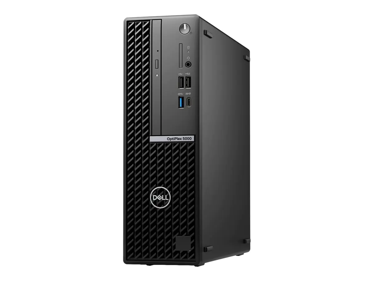 Dell OptiPlex 7000 - SFF - Core i5 12500 / 3 GHz - vPro Enterprise - RAM 16 GB - SSD 512 GB - NVMe, Class 35 - DVD-Writer - UHD Graphics 770 - GigE - Win 10 Pro (mit Win 11 Pro Lizenz) - Monitor: keiner - Schwarz - BTS - mit 3 Jahre Basis Vor-Ort