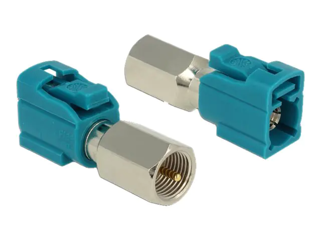 Delock - RF-Adapter - FME Stecker zu FAKRA Z-Anschluss weiblich - Wasserblau