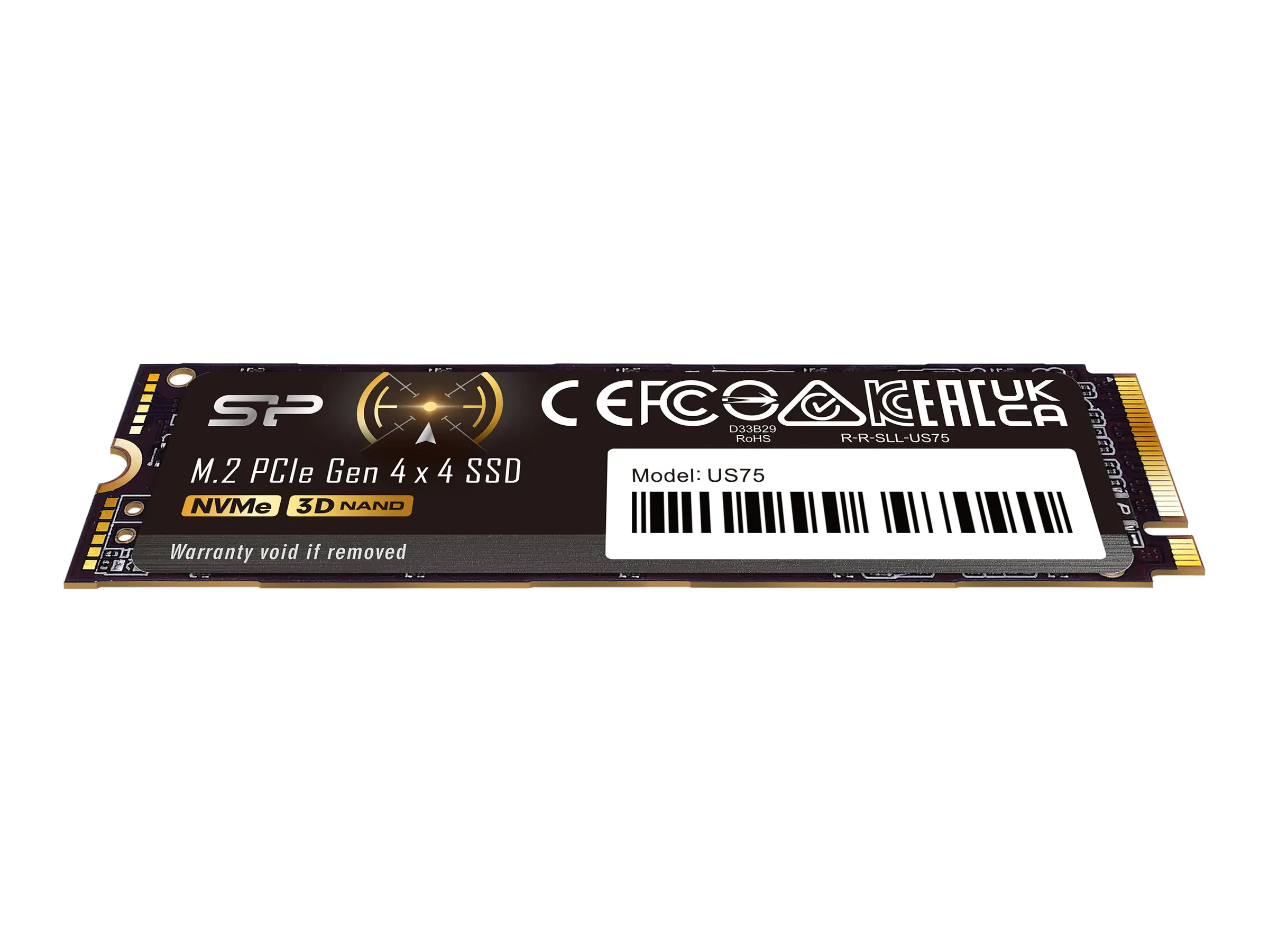 Silicon Power US75 - SSD - 2 TB - intern - M.2 2280 - PCIe 4.0 x4 (NVMe)