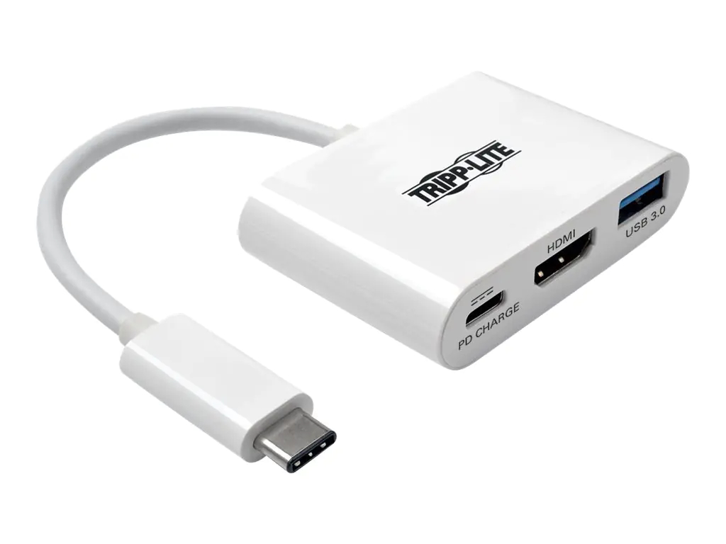 Eaton Tripp Lite U444-06N-HU-C USB-C-zu-HDMI-Adapter mit USB-A-Anschluss und PD-A
