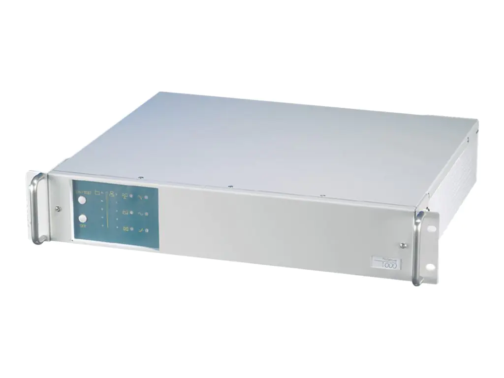 ROLINE LineSecure 1000R - USV (Rack - einbaufähig) - Wechselstrom 230 V - 670 Watt - 1000 VA - RS-232 - Ausgangsanschlüsse: 3 - weiß