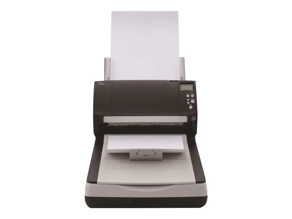 Fujitsu fi-7280 - Dokumentenscanner - Triple CCD - Duplex - 216 x 355.6 mm - 600 dpi x 600 dpi - bis zu 80 Seiten/Min. (einfarbig) / bis zu 80 Seiten/Min. (Farbe) - automatischer Dokumenteneinzug (80 Blätter) - bis zu 6000 Scanvorgänge/Tag - USB 3.0