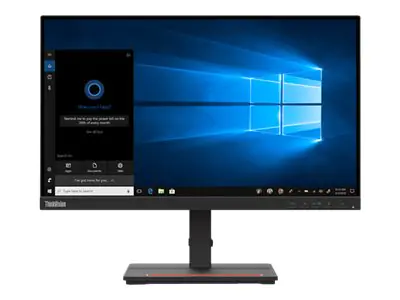 Lenovo ThinkVision S22e-20 - LED-Monitor - 54.6 cm (21.5") - 1920 x 1080 Full HD (1080p) @ 75 Hz - VA - 250 cd/m² - 3000:1 - 6 ms - HDMI, VGA - Raven Black