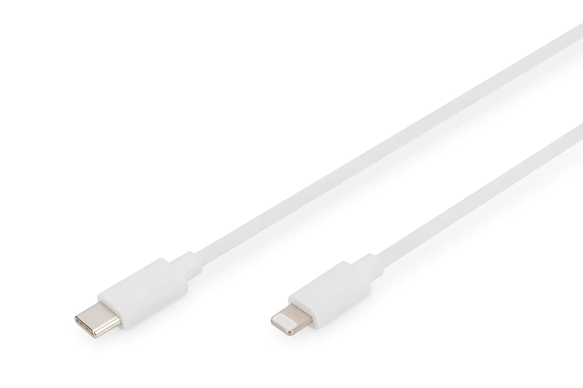 Digitus - Lightning-Kabel - 24 pin USB-C männlich zu Lightning männlich - 2 m - Doppelisolierung - weiß - unterstützt Power Delivery 2,0, USB-Stromversorgung (18 W) Digitus - Lightning-Kabel - 24 pin USB-C männlich zu Lightning männlich - 2 m - Doppelisolierung - weiß - unterstützt Power Delivery 2,0, USB-Stromversorgung (18 W)