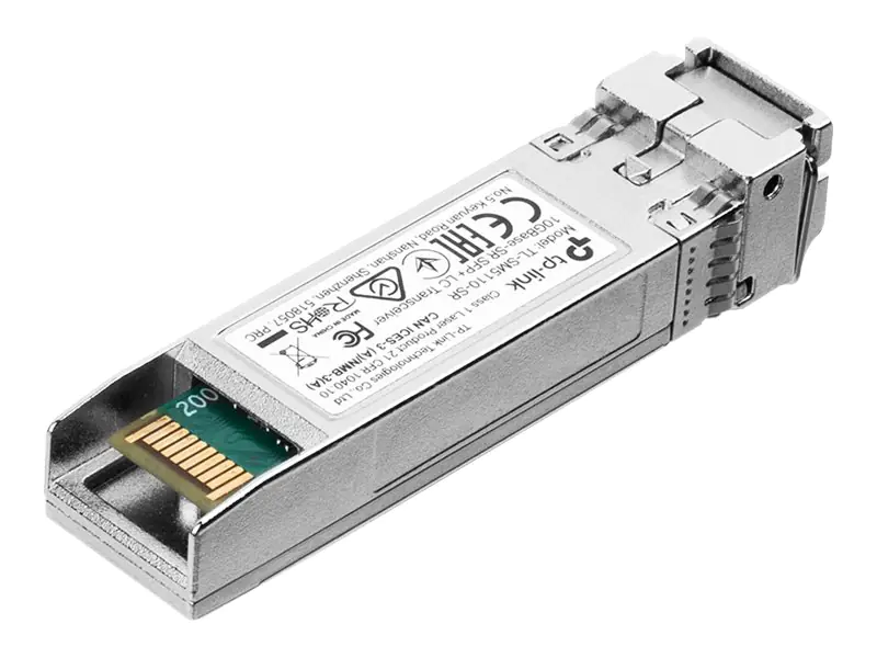TP-Link TL-SM5110-SR - SFP+-Transceiver-Modul - 10GbE - 10GBase-SR - LC/UPC Multi-Modus - bis zu 300 m - 850 nm - für JetStream TL-SG3428X, TL-SG3452XP V1