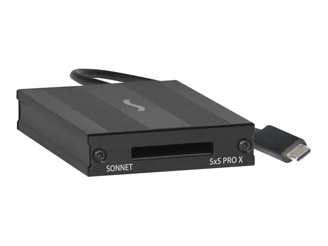 Sonnet SxS Pro X - Kartenleser (SxS Memory Card, SxS Pro, SxS Pro+, SxS-1, SxS Pro X) - Thunderbolt 3