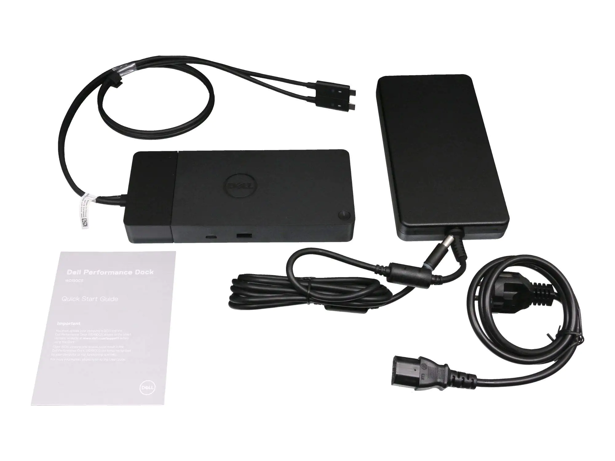 Dell Performance Dock WD19DCS - Dockingstation - USB-C - HDMI, DP - 1GbE - 210 Watt - mit 3 years Basic Hardware Service with Advanced Exchange