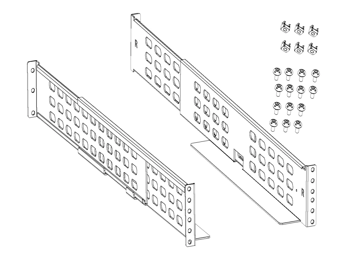 BlueWalker Powerwalker RK5 - UPS Montageset - Rack montierbar - Silber - 48.3 cm (19") 10132001