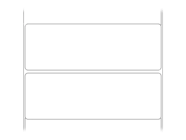 Zebra Z-Perform 1000D - Papier - seidig - permanenter Acrylklebstoff - weiß - 148 x 50 mm 29