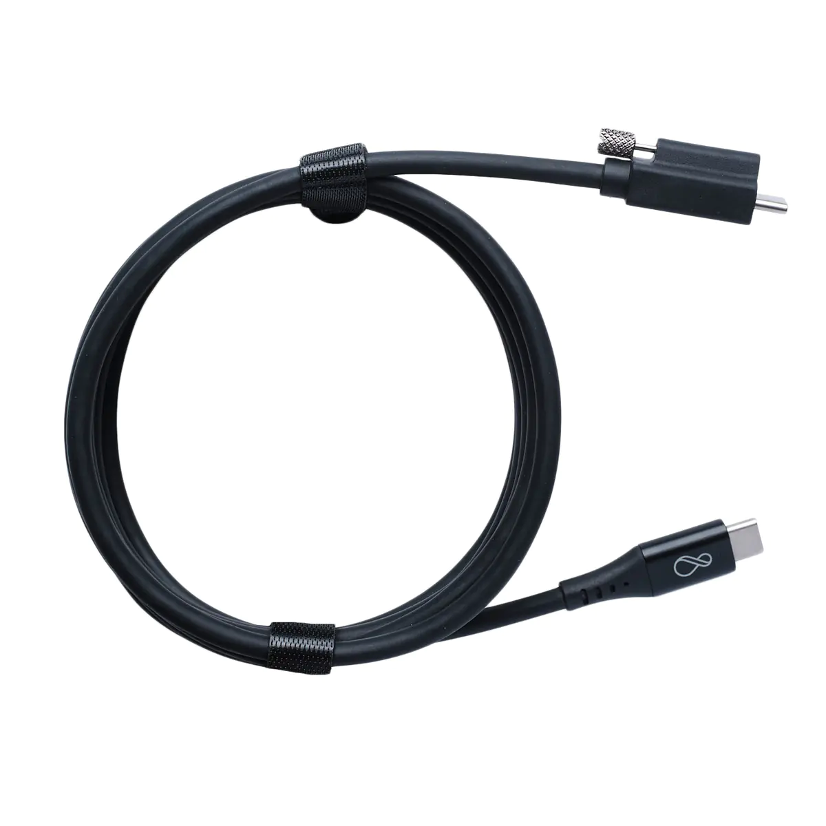 Bachmann Ochno USB-C Kabel mit Schraube 2.0m schwarz - Kabel - Digital/Daten