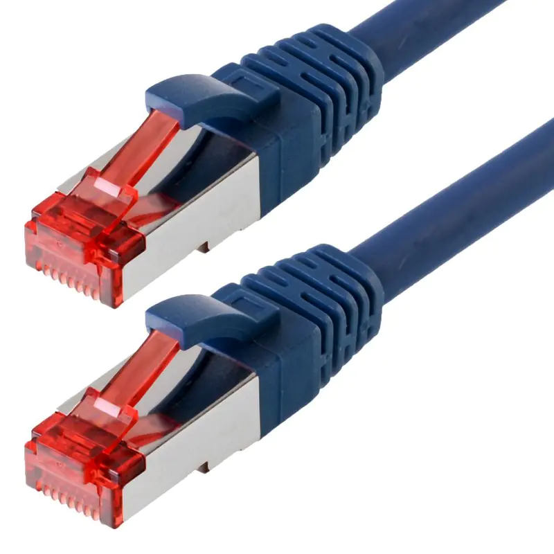 Patchkabel S/FTP (PIMF) CAT 6, blau 25,0m halogenfrei Patchkabel S/FTP (PIMF) CAT 6, blau 25,0m halogenfrei