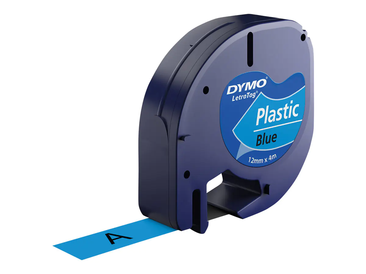 Dymo LetraTAG - Kunststoff - Blau - Rolle (1,2 cm x 4 m) S0721650