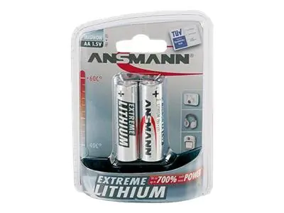 Ansmann Mignon Extreme Lithium - Batterie 2 x 5021003