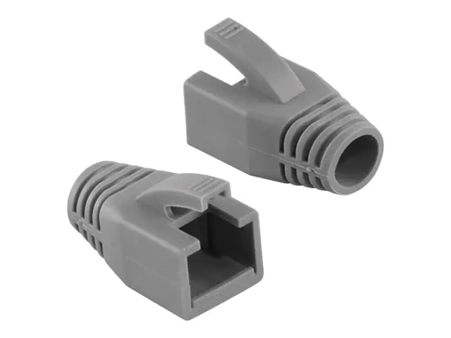 LogiLink - Netzwerkkabel-Knickschutz - Grau (Packung mit 50)