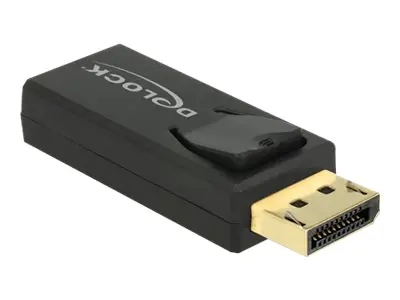 Delock 4K Passive - Videoadapter - DisplayPort männlich zu HDMI weiblich - Schwarz - 4K Unterstützung