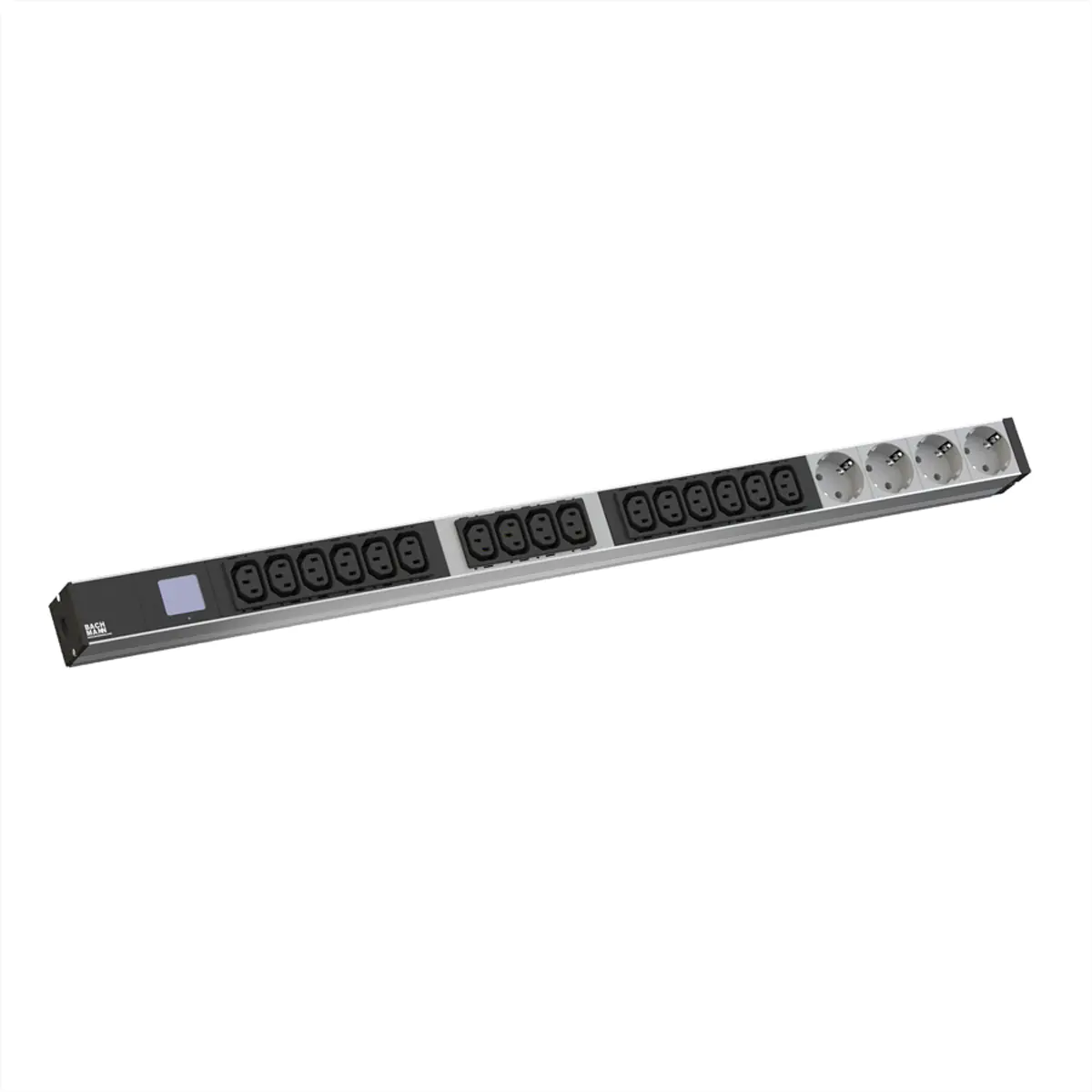Bachmann BlueNet BN0500 - Stromverteilungseinheit - Wechselstrom 230 V - Ausgangsanschlüsse: 20 (16 x IEC 60320 C13, 4 x CEE 7/3) 800.2396