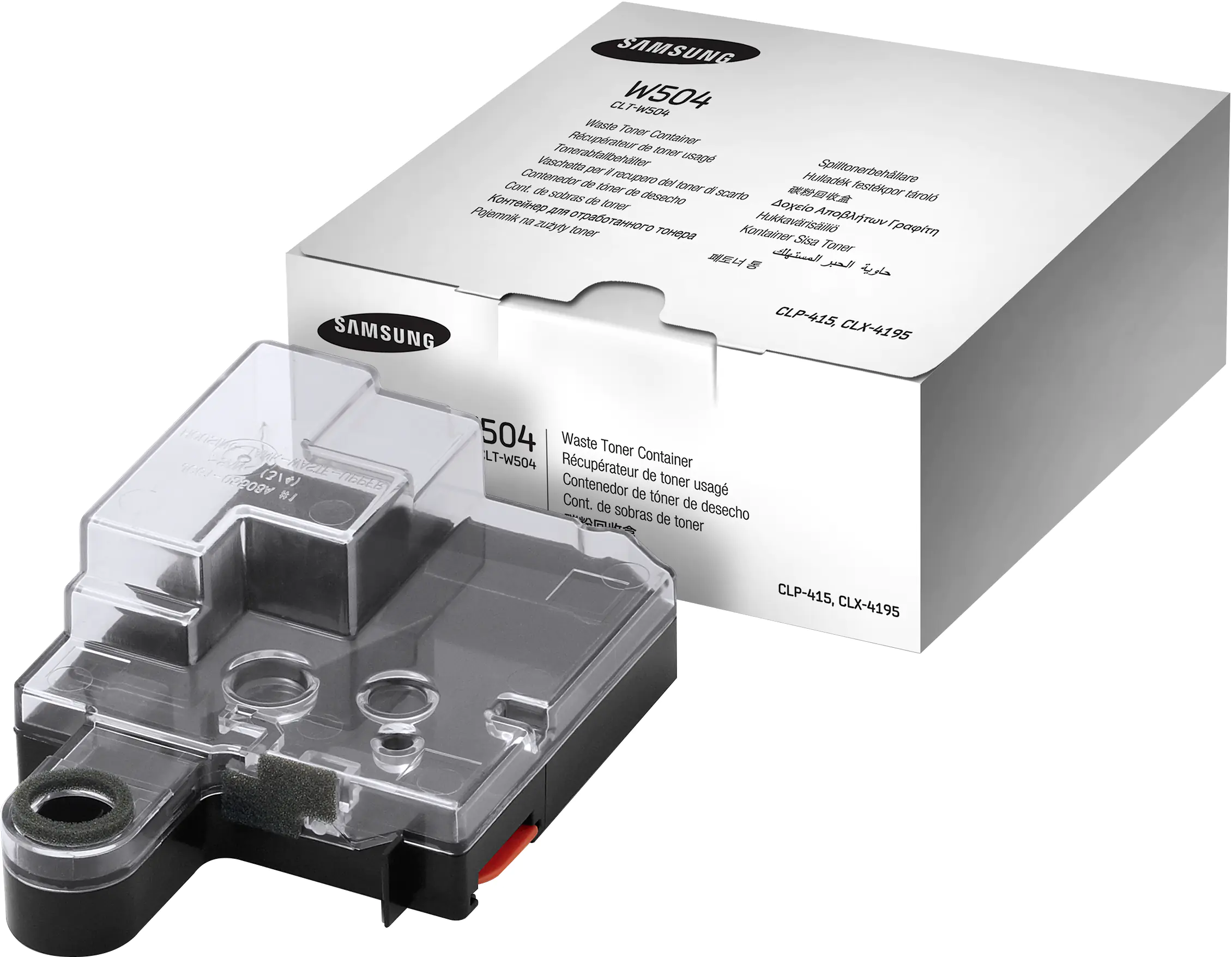 Samsung CLT-W504 - Tonersammler - für CLP-415N, 415NW; CLX-4195FN, 4195FW, 4195N; Xpress C1810W, C1860FW Samsung CLT-W504 - Tonersammler - für CLP-415N, 415NW; CLX-4195FN, 4195FW, 4195N; Xpress C1810W, C1860FW