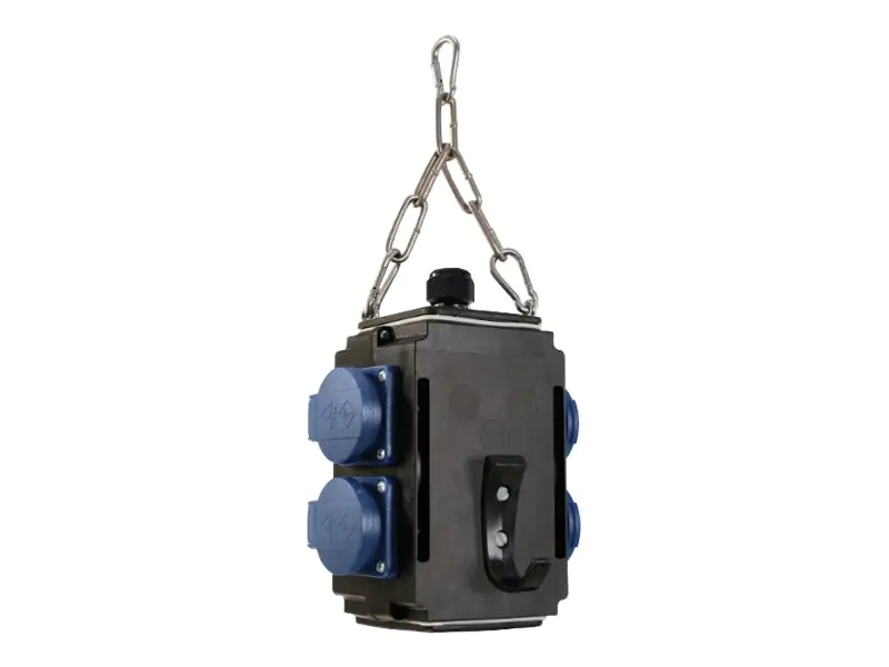 Bachmann POWERCUBE - Stromverteilungseinheit - Wechselstrom 230 V - 11 kW - Ausgangsanschlüsse: 4 (4 x Spannung)