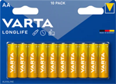 Varta BV-LL 10 AA - Einwegbatterie - AA - Alkali - 1,5 V - 10 Stück(e) - Blau - Gelb