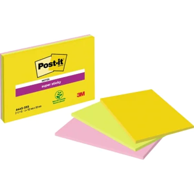 Post-it Haftnotiz Meeting Notes 6445-3SS-EU 101x152mm sort. 3x45Bl. Post-it Haftnotiz Meeting Notes 6445-3SS-EU 101x152mm sort. 3x45Bl.