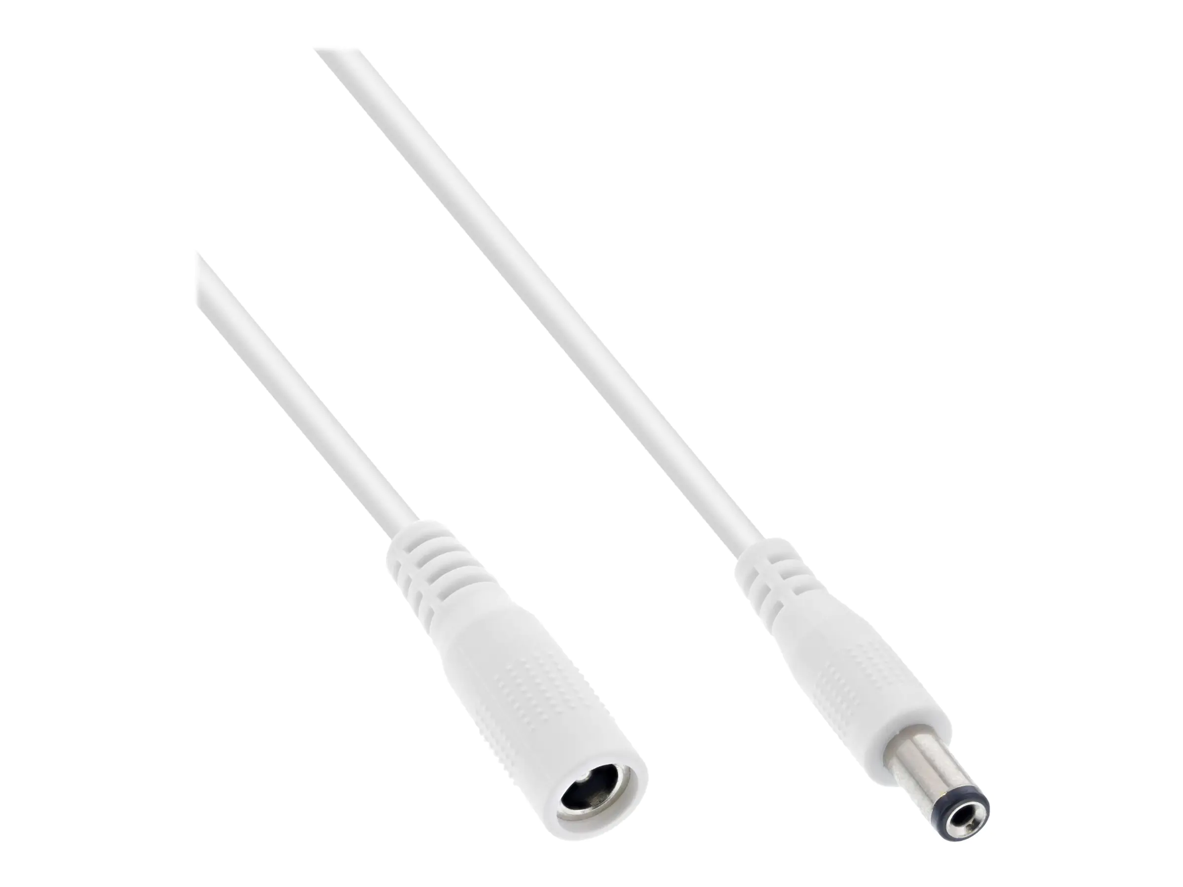 InLine - Spannungsversorgungs-Verlängerungskabel - Gleichstromstecker 4,0 x 1,7 mm (M) zu Gleichstromstecker 4,0 x 1,7 mm (W) - 2 m - Schwarz