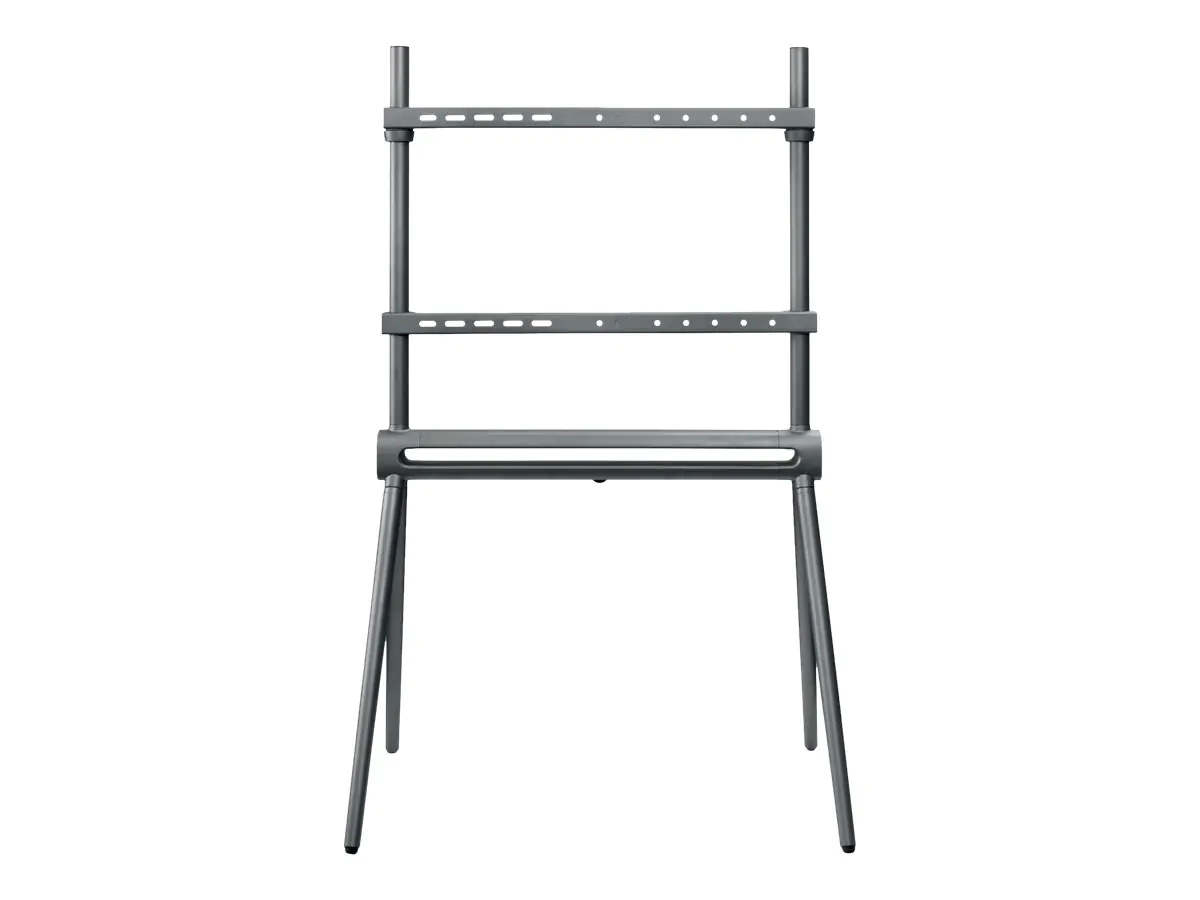 Hagor Elia Studio Shine Series - Aufstellung - für Flachbildschirm - shine gray - Bildschirmgröße: 102-178 cm (40"-70") - Montageschnittstelle: bis zu 600 x 400 mm - Bodenaufstellung