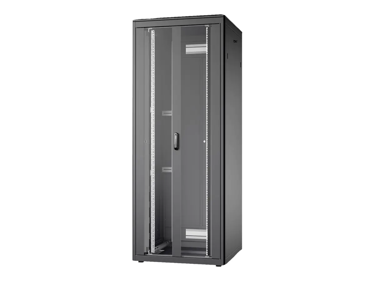 DIGITUS Unique Series - Schrank Netzwerkschrank - 800 x 800 mm - Schwarz, RAL 9005 - 42HE - 48.3 cm (19") DN-31114-B