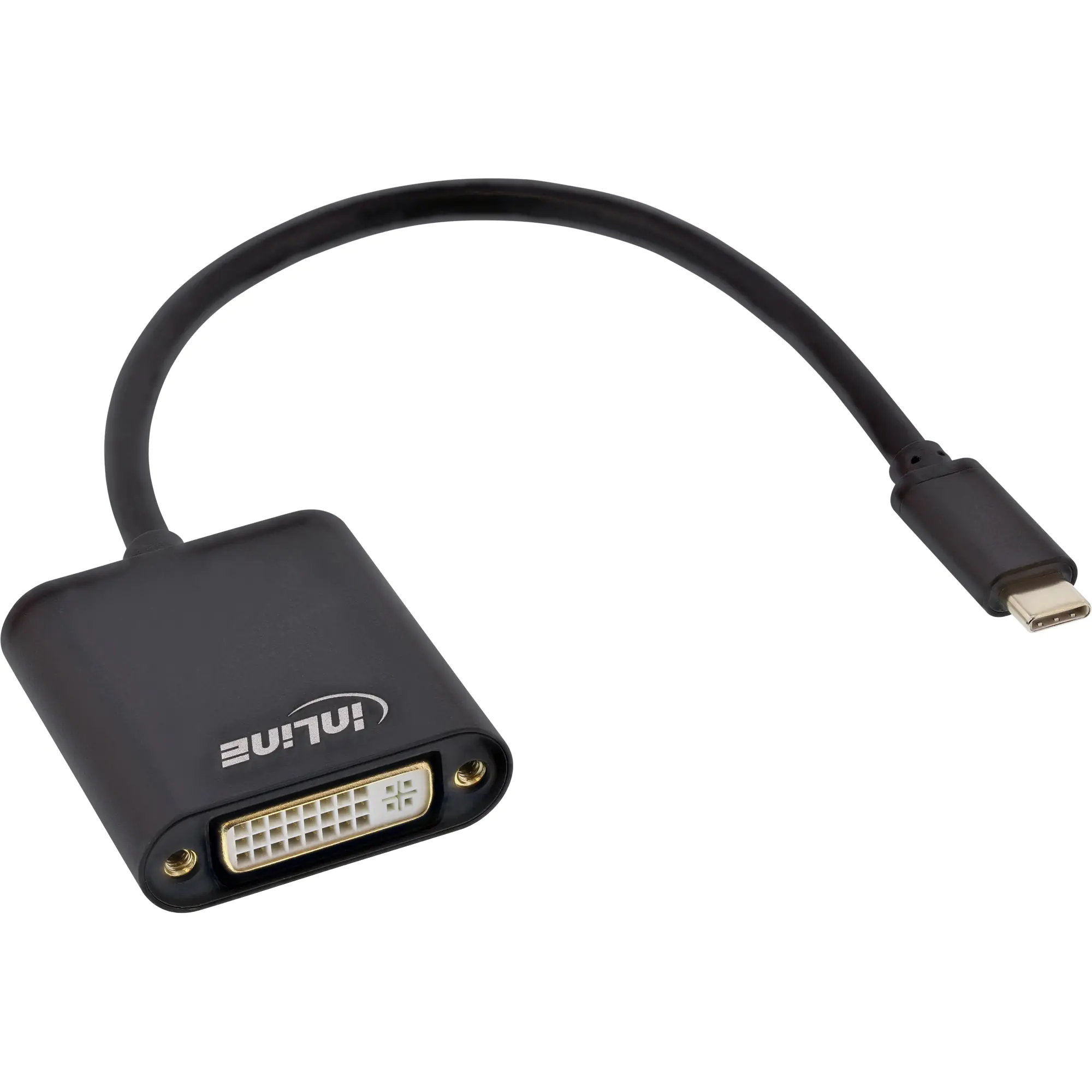 InLine - Externer Videoadapter - USB-C 3.1 - DVI - Schwarz InLine - Externer Videoadapter - USB-C 3.1 - DVI - Schwarz