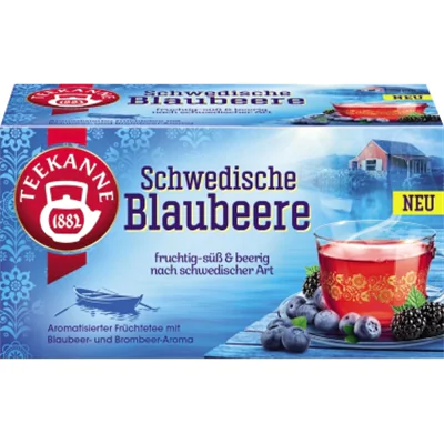 Teekanne Tee 7502 Schwedische Blaubeere 20 St./Pack. Teekanne Tee 7502 Schwedische Blaubeere 20 St./Pack.