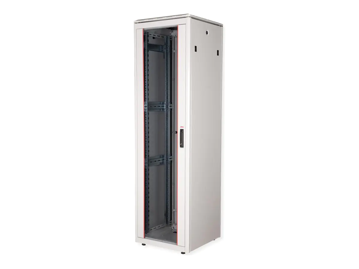 ROTRONIC-SECOMP Roline Pro - Schrank Netzwerkschrank - mit Glastür, 600 x 600 mm (B x T