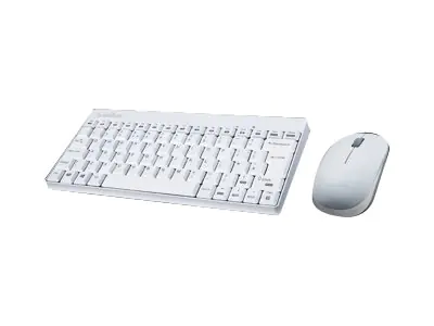 Perixx PERIDUO-712 - Tastatur-und-Maus-Set - kabellos - 2.4 GHz - QWERTZ - Deutsch - weiß Perixx PERIDUO-712 - Tastatur-und-Maus-Set - kabellos - 2.4 GHz - QWERTZ - Deutsch - weiß
