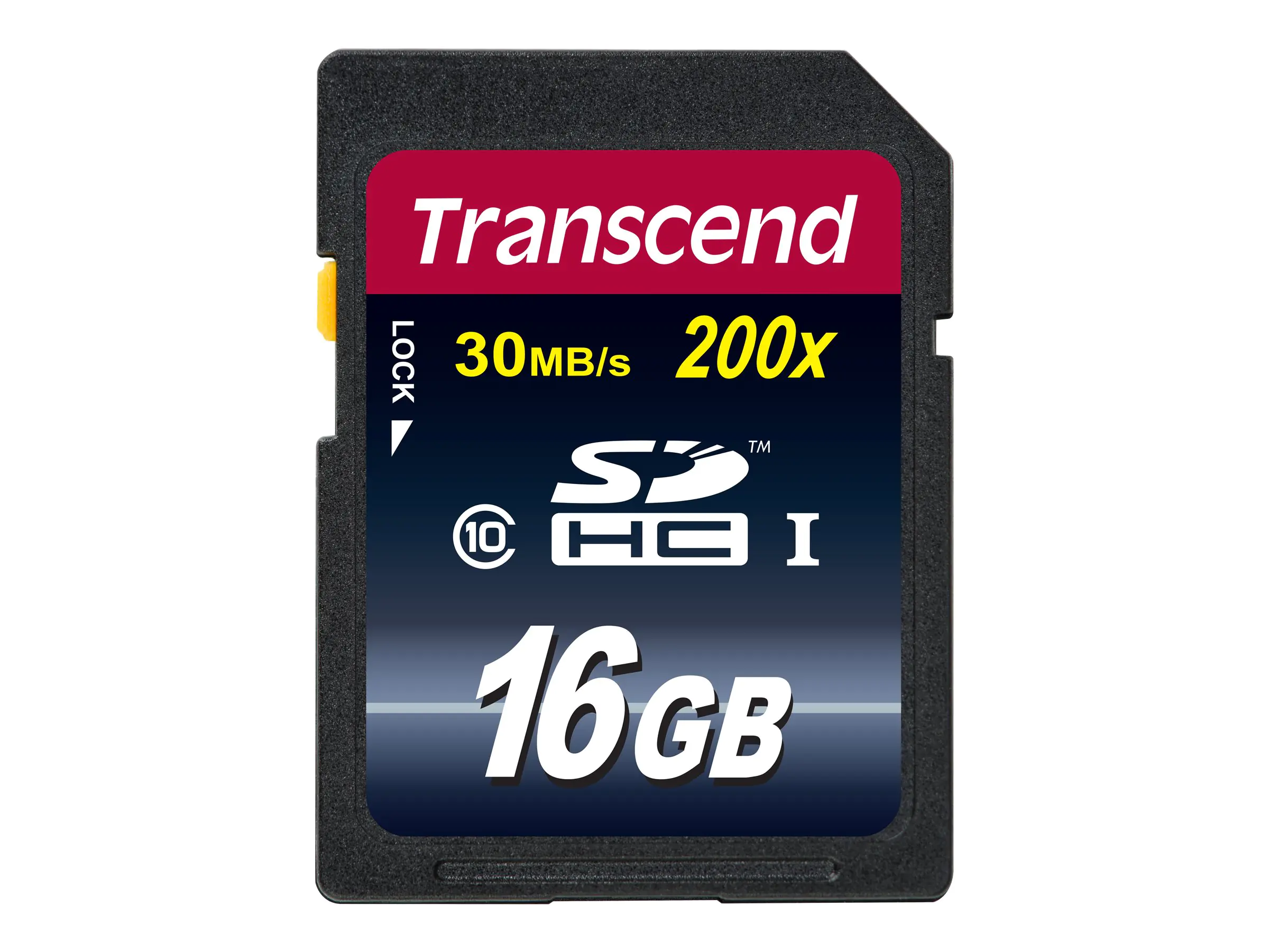 Transcend - Flash-Speicherkarte - 16 GB - Class 10 - SDHC
