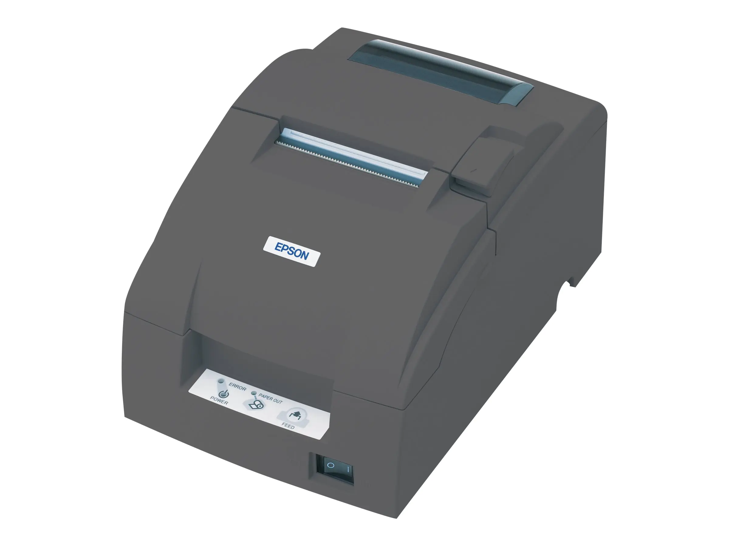 Epson TM U220B - Belegdrucker - Farbe - Punktmatrix - Rolle (7,6 cm) - 9 Pin bis zu 6 Zeilen/Sek. (Farbe) - Kapazität: 1 Rolle - seriell - Cutter - Dunkelgrau
