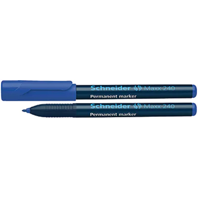 Schneider Permanentmarker Maxx 240 124003 1-2mm Rundspitze blau Schneider Permanentmarker Maxx 240 124003 1-2mm Rundspitze blau